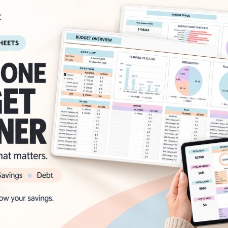 All-in-One Budget Planner for Google Sheets